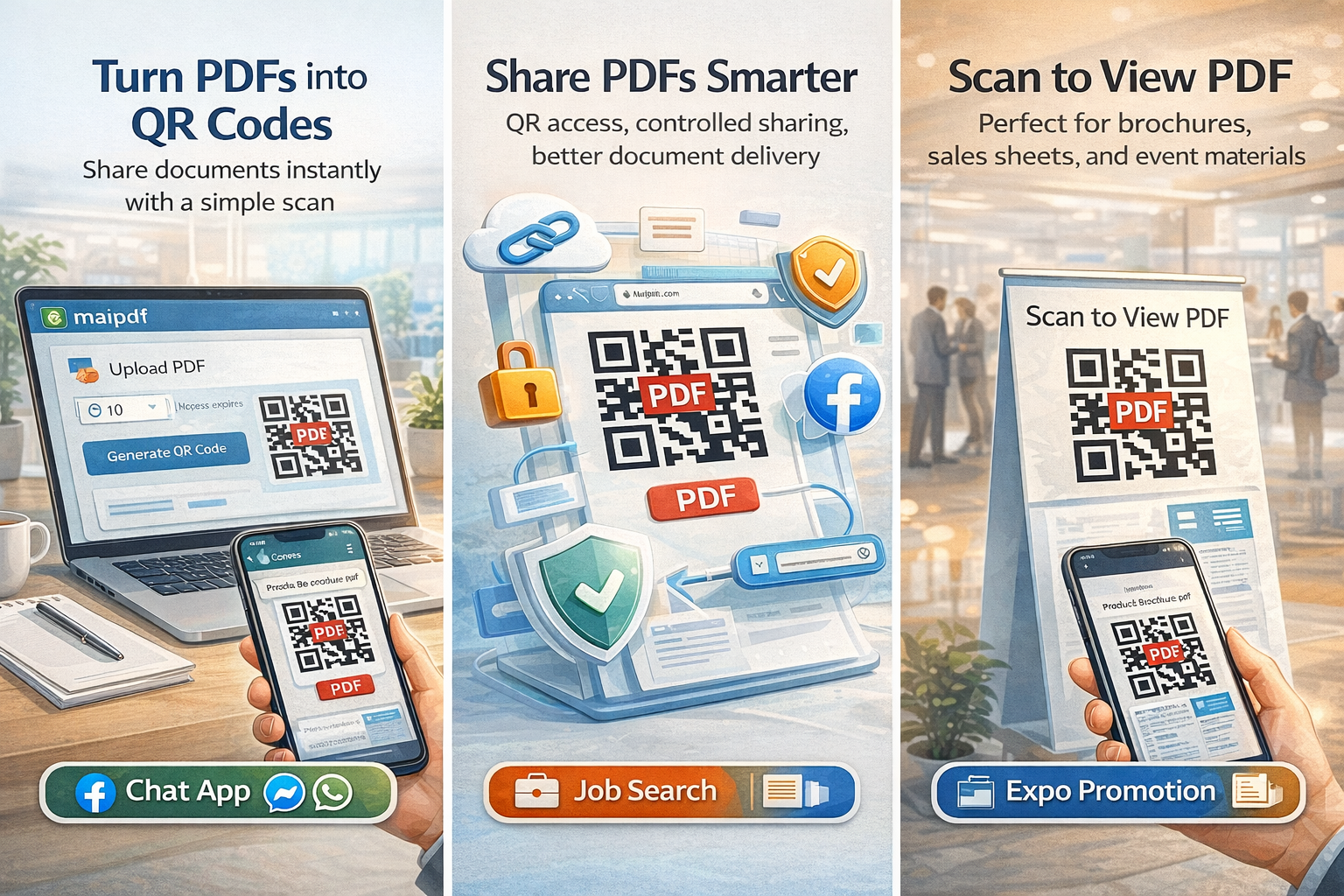 Share and send workflow with controlled link